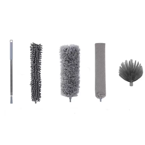 Classic Home Telescopic Microfiber Feather <strong>Duster</strong> Stainless Steel Handle <strong>Extendable</strong> for Car House Cleaning Microfiber Collection - Product Image 2