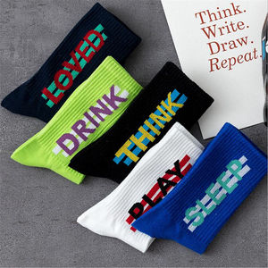Chaussettes tube pour couple <span class=keywords><strong>de</strong></span> la marque RIHO, design tendance, pour hommes, <span class=keywords><strong>skate</strong></span>, sport, personnalisées, décontractées, séchage rapide, antibactériennes, écologiques - Product Image 5