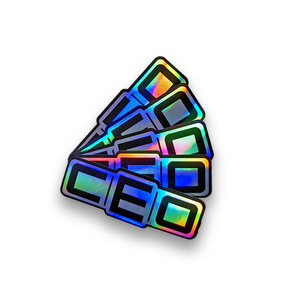 Wholesale Die Cut Laser Holographic <b>Stickers</b> and <b>Labels</b> High Quality Holographic Security <b>Stickers</b> for Gifts Packing - Product Image 1
