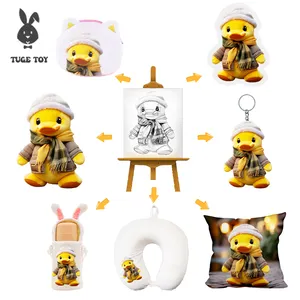 Eminence ustomize Plüsch CE ASTM Großer Preis Benutzer definierte Anime plush Kissen Unisex Kinderspiel zeug PP Baumwolle 100 Stück DUCK Bebek Unisex