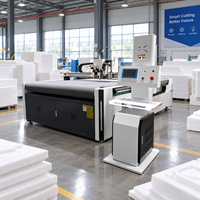 Machine de découpe à couteau vibrant pour alimentation en gros TC, pour PU, PE, EVA, filtre et mousse EPS