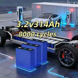 Wang Heng LiFePO4 baterai 3.2V 314Ah dengan masa pakai 8000 5.65kg untuk kendaraan listrik & sistem penyimpanan energi surya - Product Image 1