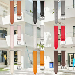 Correa de Cuero de Lujo para Reloj Inteligente, para Relojes de 38-49 mm, Transpirable, con Hebilla de Pin - Product Image 3