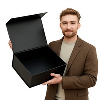 Nouvelle boîte de rangement pour chaussures biodégradable personnalisée, pour chaussettes et vêtements, impression UV, gaufrage, personnalisation du logo en couleur