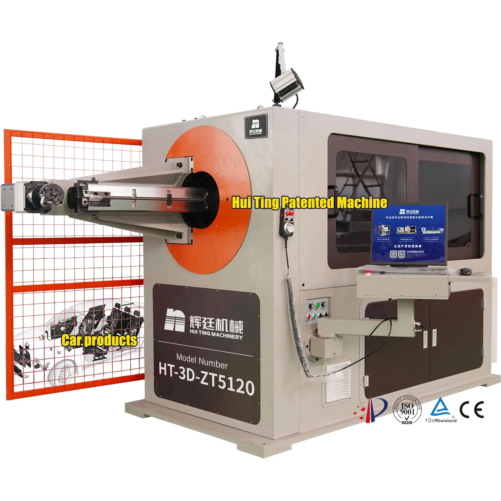 12mm 3D CNC tel bükme makinesi ve yaygın otomatik endüstriyel tel şekillendirme makinesi yüksek emsal bükme makineleri