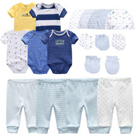 Luxe Offre Spéciale bébé vêtements ensemble 100% coton infantile garçons filles barboteuse ensemble pour nouveau-né cadeau ensemble
