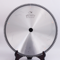 Disco de sierra circular con punta de diamante PCD de grado industrial DW de 120T para perfiles de puertas y ventanas de aluminio, varillas y corte de metales no ferrosos