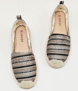 Chaussures de marche plates rayées pour femmes et filles, <span class=keywords><strong>mocassins</strong></span>, décontractés, à bas prix, Logo personnalisé, à la mode, <span class=keywords><strong>mocassins</strong></span>, tendance, <span class=keywords><strong>2022</strong></span> - Product Image 3