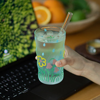 Nieuwe Aanwinst Grote Capaciteit Vogelvormige Glazen Waterbeker Creatief Elegant Hoge Borosilicaat Drinkbeker