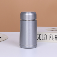 Mini Tasse Isotherme en Acier Inoxydable avec Séparateur de Thé, Anti-Fuite, Portable, Cadeau d'Affaires pour Hommes et Femmes (Isolation Thermique 12-24 Heures)