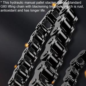 סין מחיר טוב <span class=keywords><strong>lifter</strong></span> מכונת stacker 2m 2.5 מ '3m הרמת גובה ידני הידראולי stacker - Product Image 4