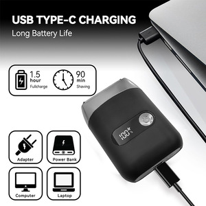 Afeitadora Eléctrica de Lámina Única, Máquina Cortapelos con Pantalla LED, Recortadora de Barba Recargable para Hombres - Product Image 3