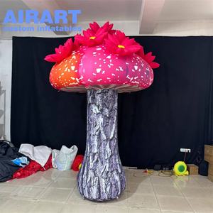 Decoración Inflable de Hongo Rojo Gigante para Eventos y Actividades de Club, Globo Inflable de Hongo Fresco - Product Image 4