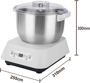 Dough <b>Kneading</b> <b>Machine</b> Stainless Steel Kitchen Electric Stand Bread Bakery Pizza Flour Dough Food Mixers for Baking - Product Image 2