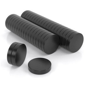 סיטונאי מפעל מגנטים לדיסק ניאודימיום קבועים שחורים חזקים עם ציפוי אפוקסי - Product Image 1