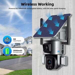 Hongnaer 8mp עדשת כפולה 20x זום אלחוטי סולארי מונע מצלמה niview 4k חיצוני כרטיס SIM niview 4k חיצוני כרטיס SIM - Product Image 4