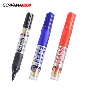 Marcadores de <span class=keywords><strong>pizarra</strong></span> <span class=keywords><strong>blanca</strong></span> GENVANA al por mayor, sistema de tinta <span class=keywords><strong>recargable</strong></span>, escritura suave, punta de bala, marcador borrable - Product Image 1