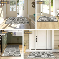 Tapis d'entrée intérieur antidérapant, lavable en machine, absorbant, doux, anti-salissures, tapis de bienvenue