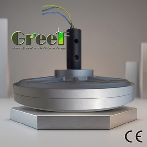 เครื่องกำเนิดไฟฟ้าซิงโครนัสแบบดิสก์ PMG สามเฟส 1 กิโลวัตต์ 150 รอบต่อนาที สำหรับระบบไฮบริดพลังงานแสงอาทิตย์และพลังงานลม - Product Image 6