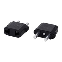 EURO EU zu US Travel Power Plug Adapter Konverter Konvertierung European American Outlet