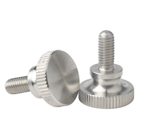 OEM Custom Round Knurled Steel Screws Stainless Steel Knurled Grip Thumb Screws Precision CNC <b>Fasteners</b> Supplier Factory Direct - Product Image 2
