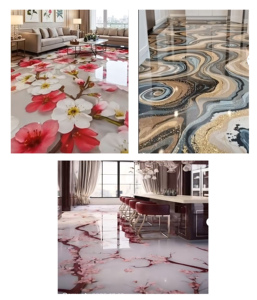 Rivestimento Epossidico Autolivellante Liquido, Vernice per Pavimenti con Sabbia Colorata, Facile <span class=keywords><strong>da</strong></span> Applicare, Effetto Marmo, Rivestimento Plastico - Product Image 6