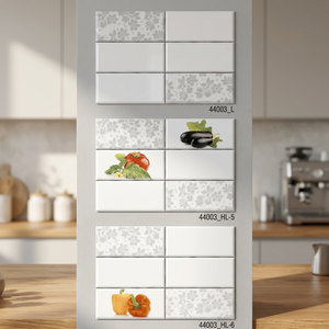 Panneau mural de décoration intérieure Vistaar pour salle à manger, carrelage extérieur 3D en céramique résistant aux acides 300x450mm, blanc brique de feu - Product Image 3