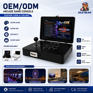 Портативная игровая приставка Pandora Box Saga DX2 с 26800 играми, 14-дюймовым HD LCD-экраном и 3D-эффектами, в стиле кейса - Product Image 1
