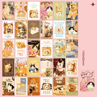 Lot de cartes postales mignonnes pour animaux de compagnie en boîte Mr.Paper pour messages et souvenirs d'étudiants