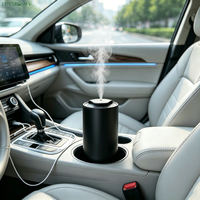 Diffuseur d'arômes pour voiture en métal A613, nouvelle arrivée, sans eau, nébuliseur à air froid, démarrage et arrêt intelligents, 2000 mAh