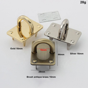 Gancho de puente de arco de plata, accesorios de metal, Conector de manija, hebilla, bolsa, medio arco, hardware para bolso - Product Image 2