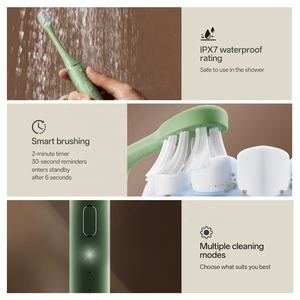 <span class=keywords><strong>Brosse</strong></span> à <span class=keywords><strong>dents</strong></span> électrique écologique ODAY, nouvelles couleurs, marque privée, tête en PLA recyclable, rechargeable, sonique - Product Image 5