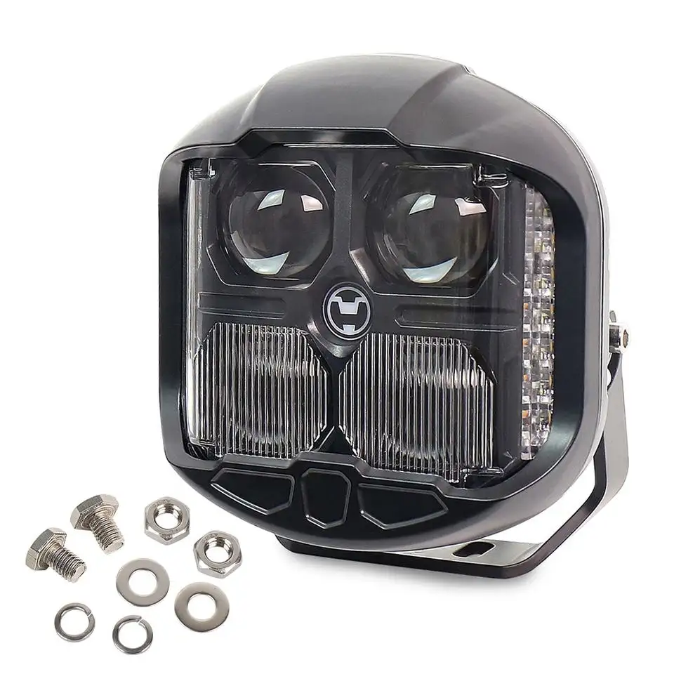 Neuankömmling Offroad 4 X4 DRL/Blinker LED Fahr licht 6 Zoll LED Side Shooter Blitzlicht für Jeep Tractor Truck ATV