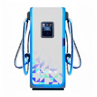 Nueva Estación de Carga para Vehículos Eléctricos con Red Inteligente Comercial, 60kW-240kW, Montaje en Suelo, CCS2, CCS1, GBT, NACS, DC, con Certificación CE Pública, EVTAURUS