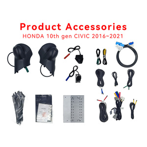 AHD araba 360 derece kamera orijinal ekran kuş görüş sistemi Sinjet Carplay Hd 3D Honda 11th gen CIVIC IP67 için - Product Image 6