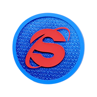 Patchs thermocollants/coudés en silicone 3D personnalisés avec logo, motif cœur ou fleur brodé, pour uniformes de clubs sportifs et maillots d'équipe – Vente directe usine