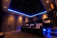 Solutions de conception graphique à réduction de bruit élevée, design moderne, ciel étoilé, pour chambres à coucher, salles de cinéma à domicile, hôtels