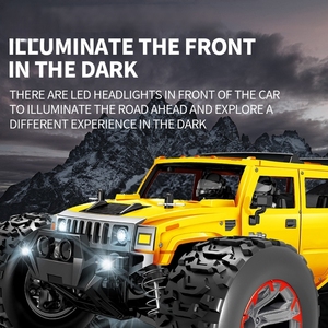Meilleurs cadeaux pour adultes, camion de course télécommandé à grande vitesse 50 km/h, 2,4 GHz, 4x4, drift, échelle 1/10, <span class=keywords><strong>voiture</strong></span> RC pour enfants - Product Image 3
