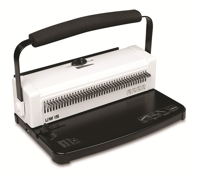 Special Design A4/A3/FC Widely Used Books Fully 15 Sheets 3:1 Wire Wire O Binding Machine