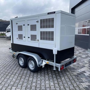 Générateur diesel mobile sur remorque 60 kW avec roues et auvent, générateur diesel silencieux 60 kVA - Product Image 2