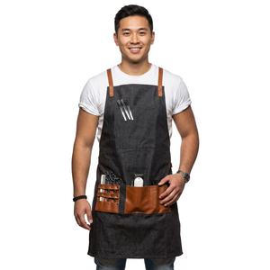 Delantal de poliéster ligero con estampado por sublimación, tela de secado rápido, estilo europeo ajustable - Capa y delantales de peluquería personalizados - Product Image 3