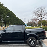 Couverture de benne tri-pliante encastrée étanche et verrouillable pour Ford F150 2019-2026, 5,5 pieds
