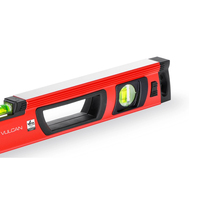 Niveau magnétique professionnel industriel KAPRO 120 cm en aluminium VULCAN PLUMB SITE à double vue avec 3 bulles, modèle 995-41PM-120, fabriqué en Italie