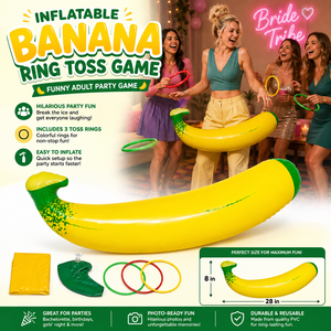 Divertido Juego Inflable <span class=keywords><strong>de</strong></span> Lanzamiento <span class=keywords><strong>de</strong></span> Anillos <span class=keywords><strong>de</strong></span> Plátano para Fiestas <span class=keywords><strong>de</strong></span> Adultos, Despedidas <span class=keywords><strong>de</strong></span> <span class=keywords><strong>Soltera</strong></span>, Cumpleaños, Bodas, Juego Inflable Novedoso <span class=keywords><strong>de</strong></span> Lanzamiento <span class=keywords><strong>de</strong></span> Anillos - Product Image 1