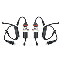 Phares LED Angel Eye en forme de V à griffes bifurquées H8, compatibles avec E70 E71 E82 E87 E90 E92 E93