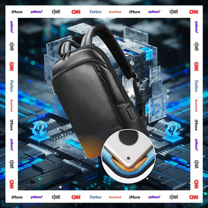 Sac à dos LED lumineux noir grande taille pour moto, idéal pour les longs trajets nocturnes en extérieur – Échantillon gratuit - Product Image 2