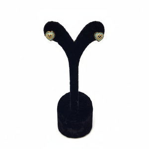 Authentic BRASS <b>Fine</b> <b>Stud</b> <b>Earrings</b> Elegant Authentic Brass <b>Earring</b> - Product Image 2