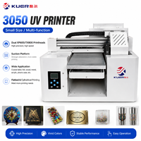 Imprimante UV DTF A3+ 3050 à plat avec plateforme à aspiration pour autocollants, étiquettes en cristal, coques de téléphone, bois, acrylique et vernis