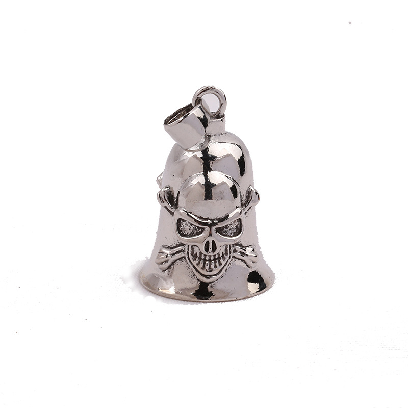 Colgante individual de campana de calavera