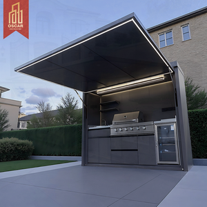 Cocina Exterior de Acero Inoxidable SS304 de Alta Calidad con Refrigerador, Parrilla para Barbacoa, Patio, Cocina al Aire Libre para Reuniones en el Jardín - Product Image 1